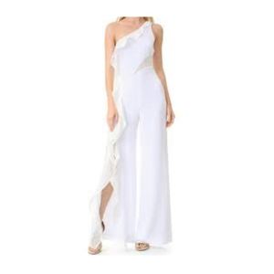 Jonathon Simkhai White One Shoulder Jumpsuit 6